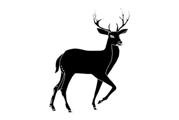 Deer Vector Design Solid Color: A Versatile Asset for Modern Projects