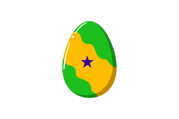 Easter Icon Egg Brazilian Color: Vibrant Design Assets for Your Projects