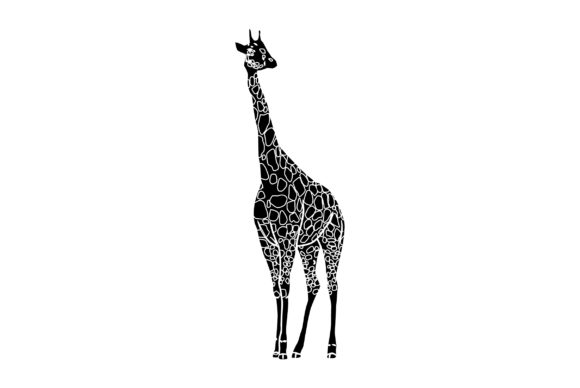 Giraffe Vector Design: A Bold, Modern Graphic Asset