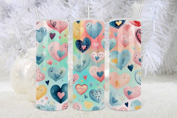 Hearts Valentines Water Color Tumbler 1: A Complete Sublimation Guide