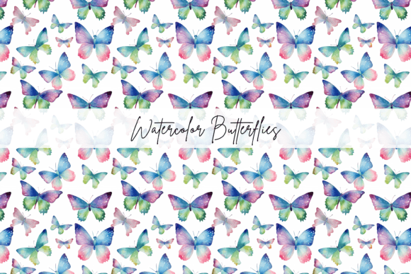 Infusing Joyful Energy: The Watercolour Rainbow Butterfly Pattern