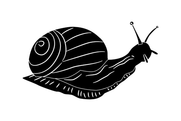 Snail Vector Design Solid Color: A Versatile Asset for Creatives