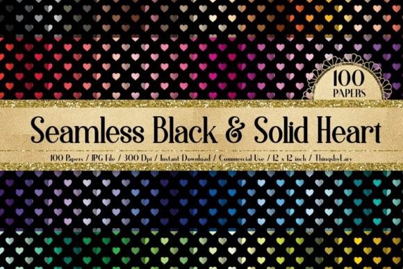 The Ultimate Guide to Seamless Black Color Heart Pattern
