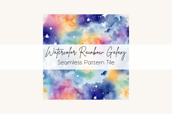Watercolour Rainbow Galaxy Pattern Tile: A Designer's Guide